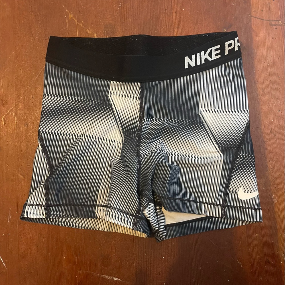 Black and White design Nike Pros shorts